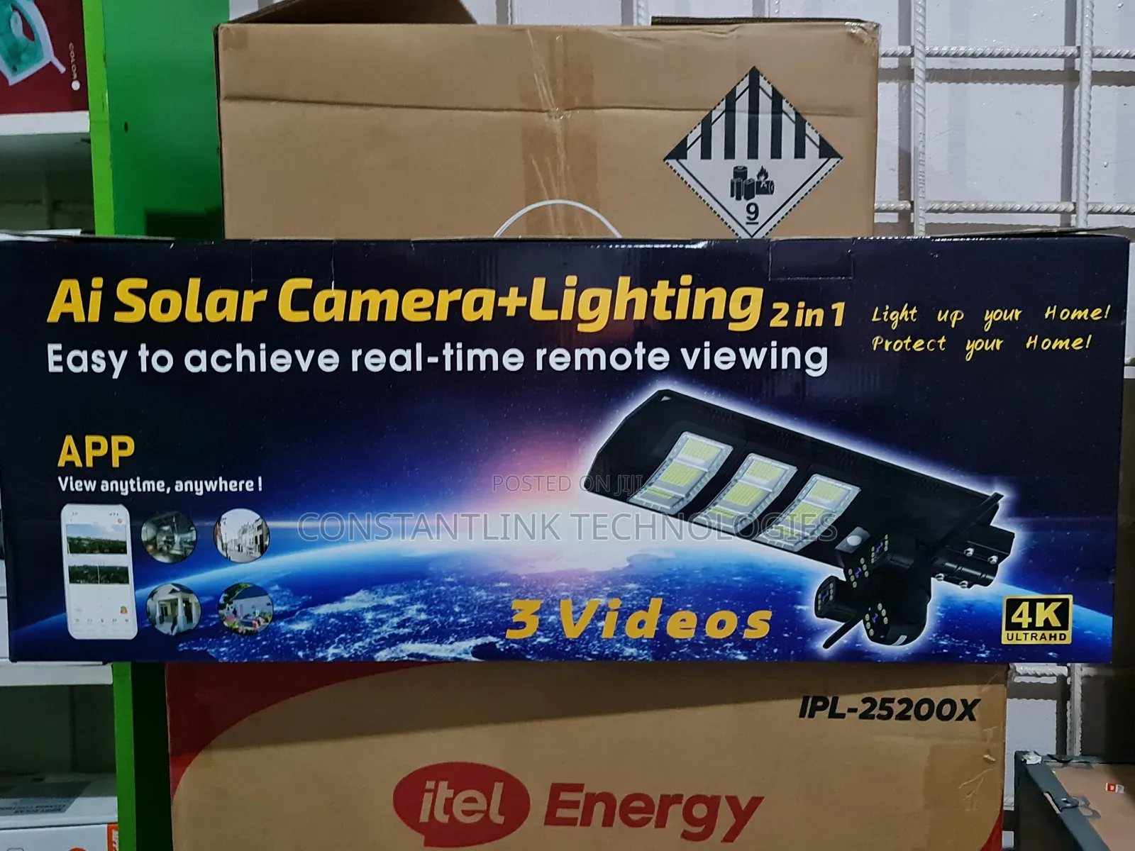 Ai Solar Camera + Lightning 2-in-1