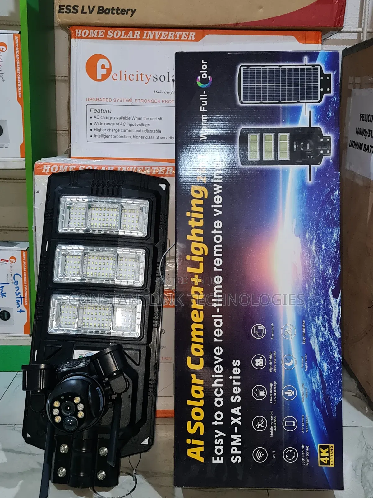 Ai Solar Camera + Lightning 2-in-1
