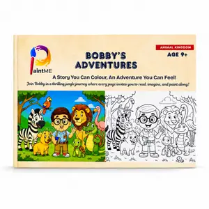 Bobby's Adventures Colouring Book Animal Kingdom Edition Age 9+