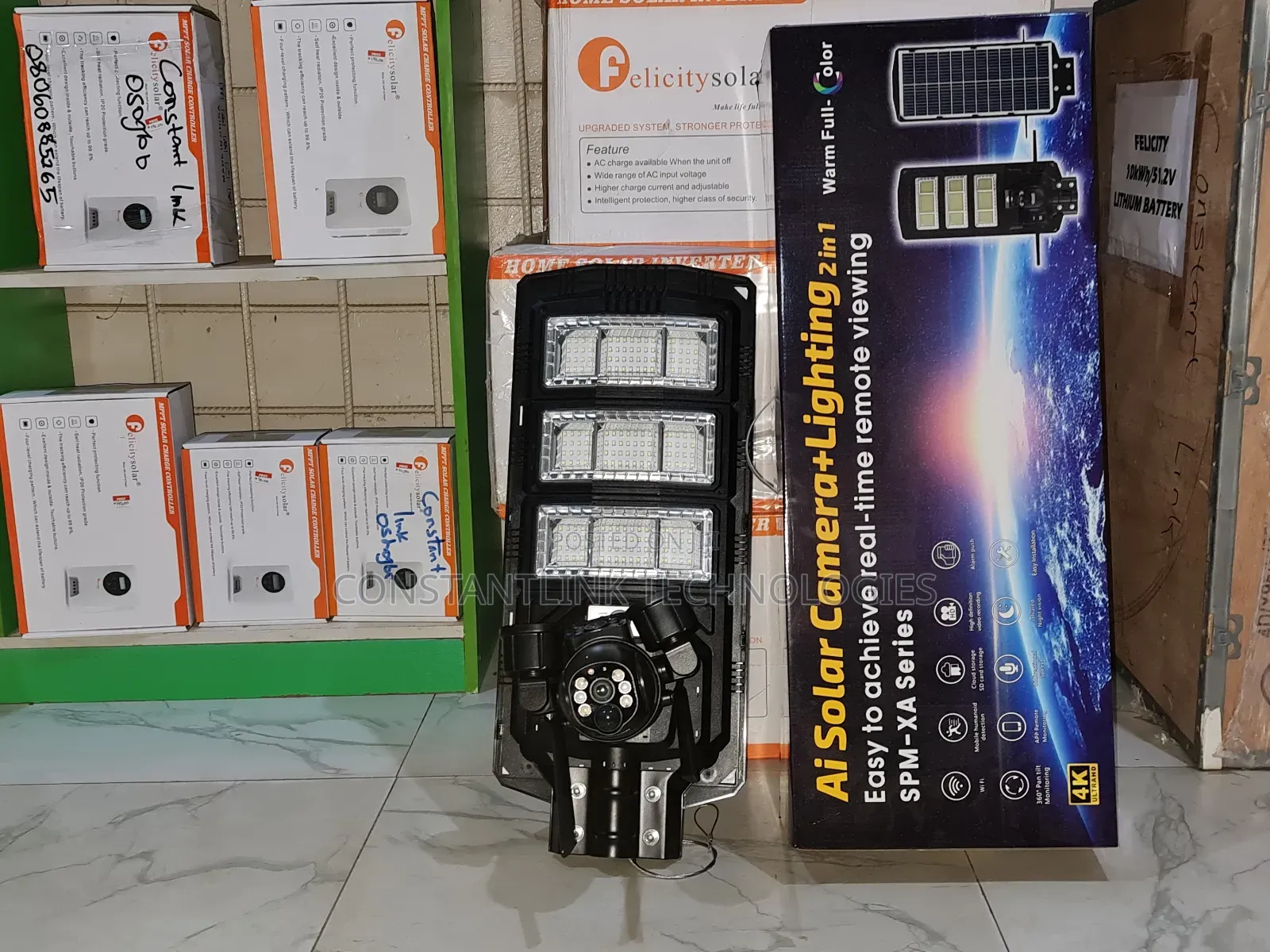 Ai Solar Camera + Lightning 2-in-1