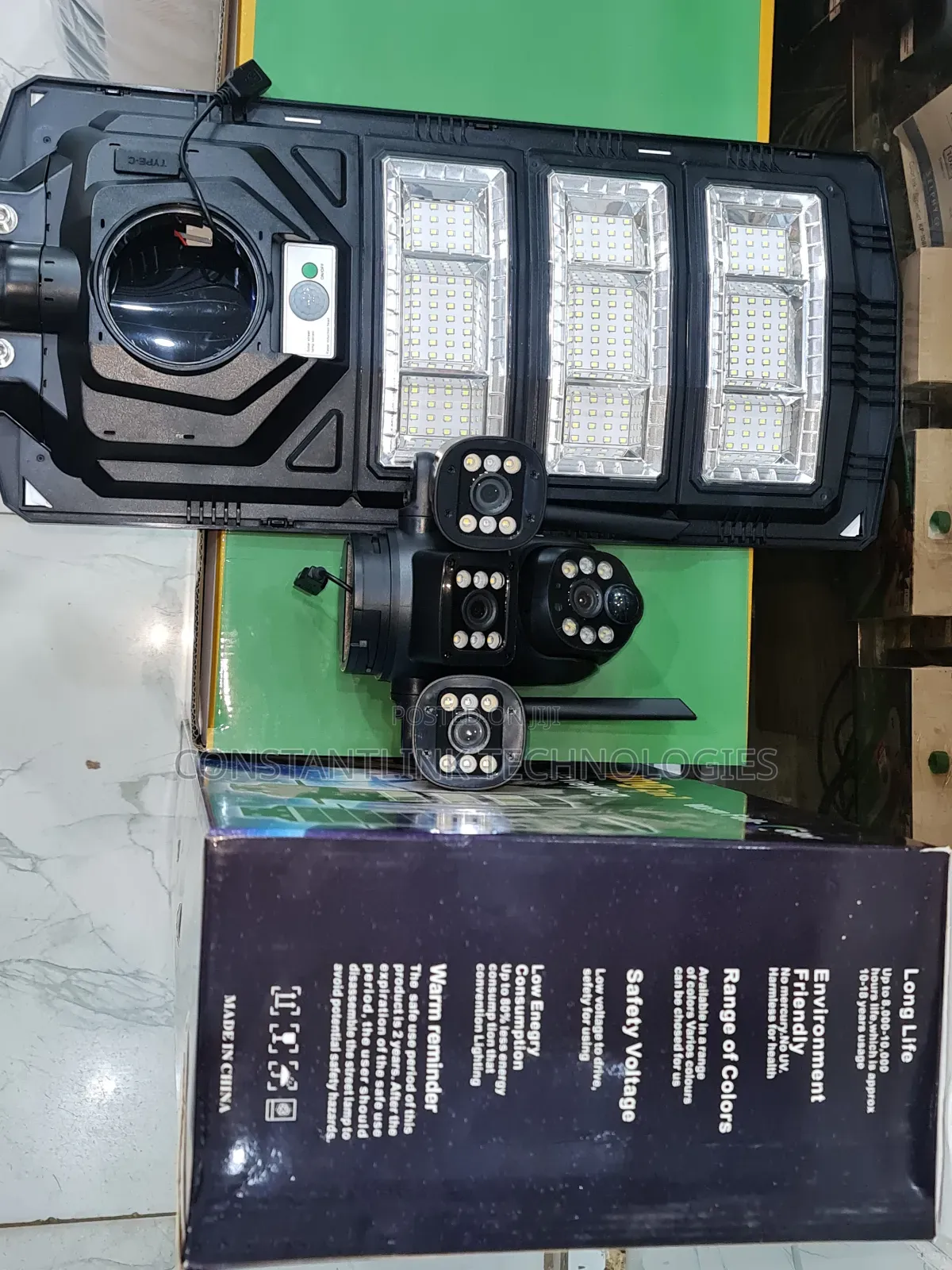 Ai Solar Camera + Lightning 2-in-1