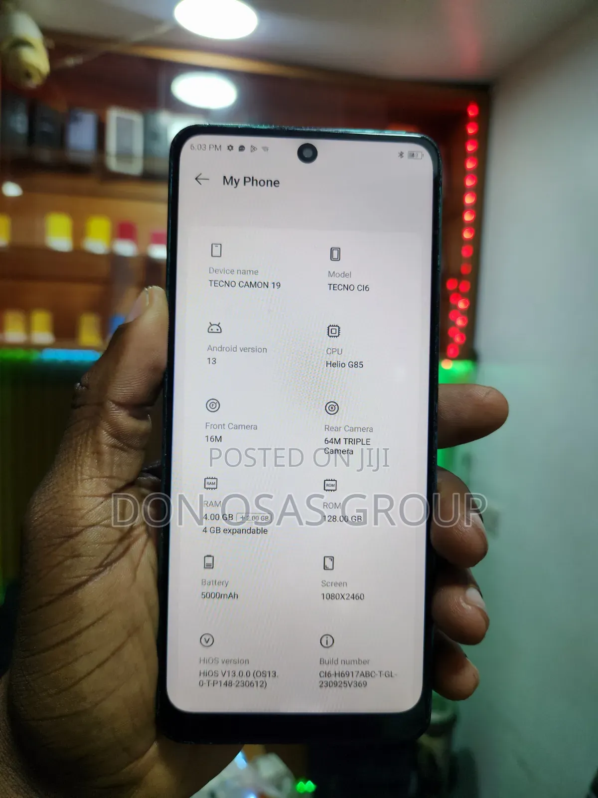 Tecno Camon 19 128 GB Green