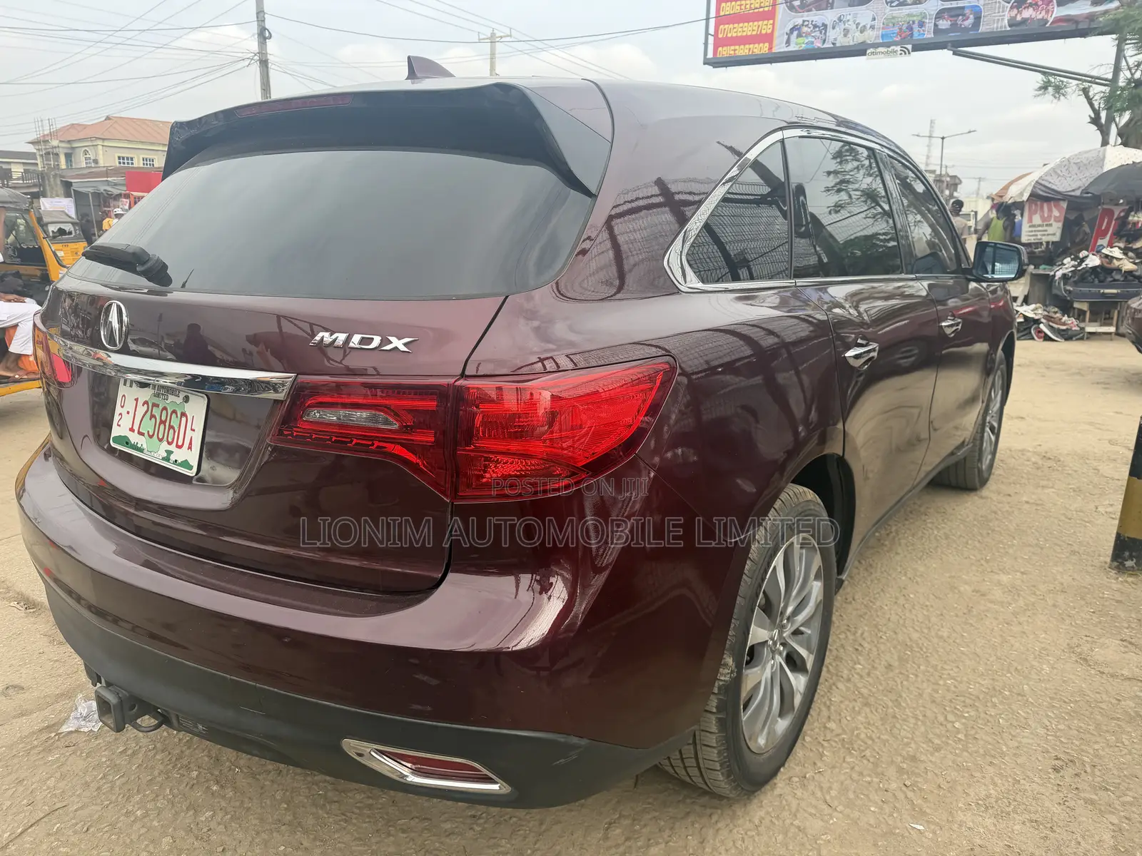 Acura MDX 2016 Burgundy