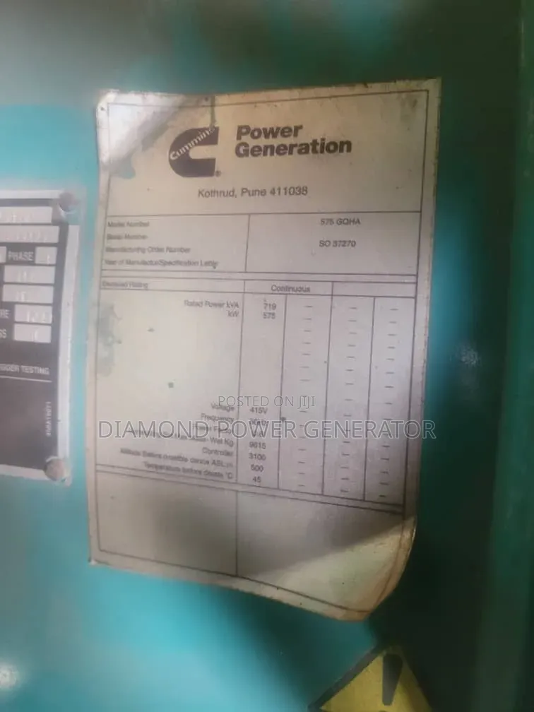 Cummins Gas Generator