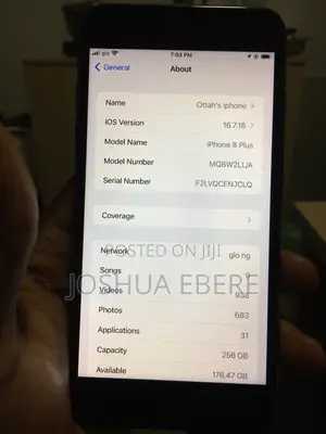 Apple iPhone 8 Plus 256 GB Black