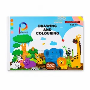 Kids Educational Colouring Book Zoo Animal Version 1 for Age 4 Plus