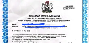 Hectares of Land With CofO in Karshi for Investors.