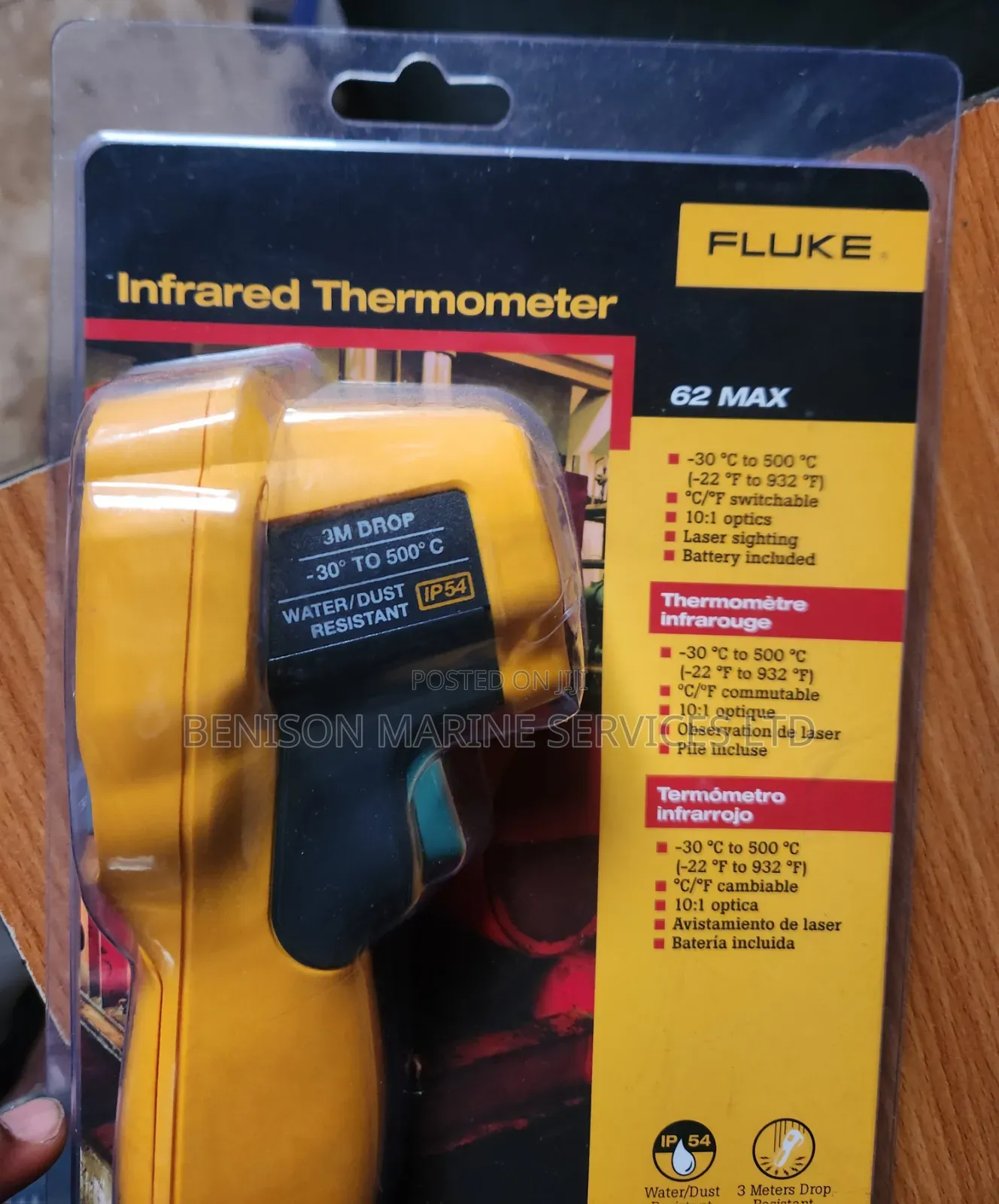 62 Max Fluke Infrared Thermometer