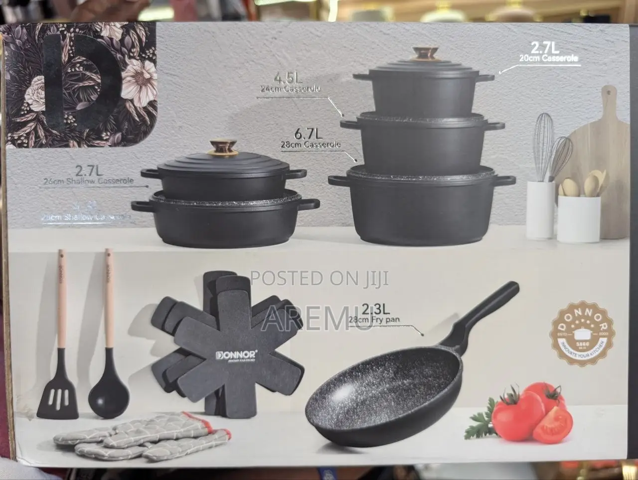 Donnor Granite Cookware Set