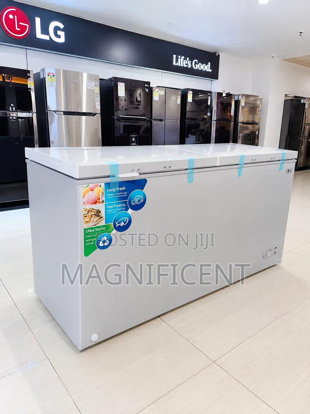 LG 720L Double Door Chest Freezer | Fast Freezing | Energy Saving