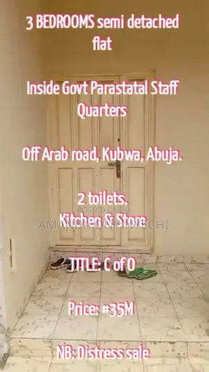 3bdrm Bungalow in Federal Govt Staff, Kubwa for sale
