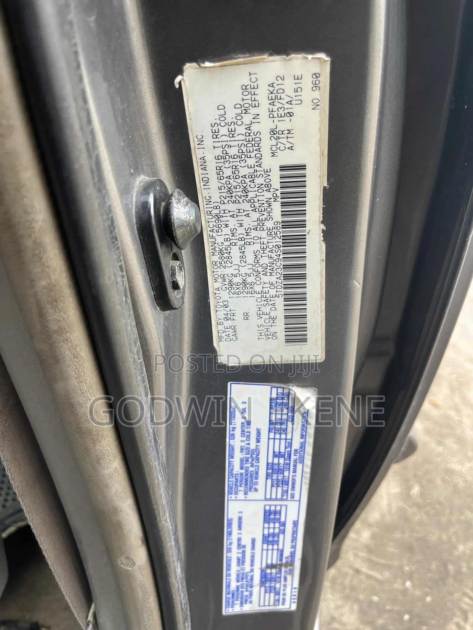 Toyota Sienna 2005