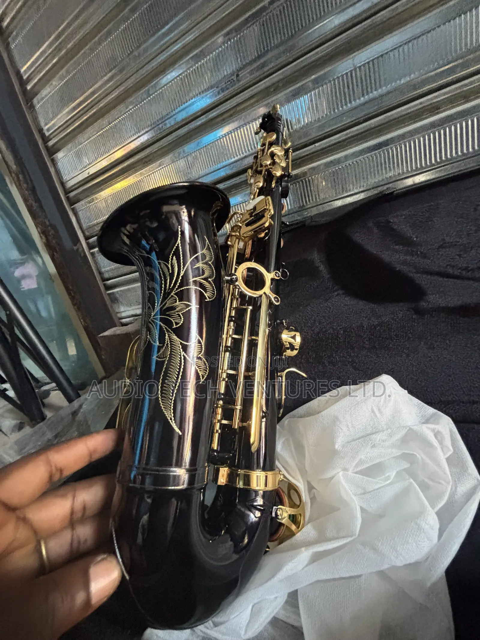 Yamaha Gold and Black Saxophone