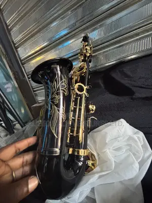 Yamaha Gold and Black Saxophone