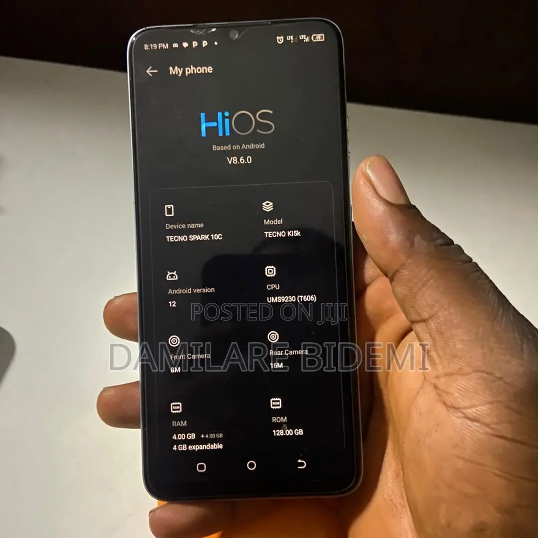Tecno Spark 10C 128 GB Blue
