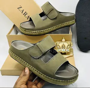 Zara Men’s Premium Double-Strap Comfort Slide Sandals