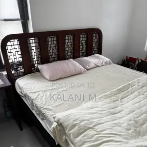 6x6 Wood Bed Frame Only