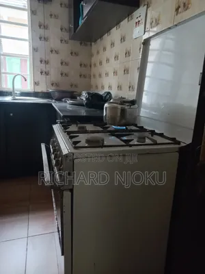 Gas Cooker (4-Burner) Gas Cylinder (A Bit Old, but Working) for Sale