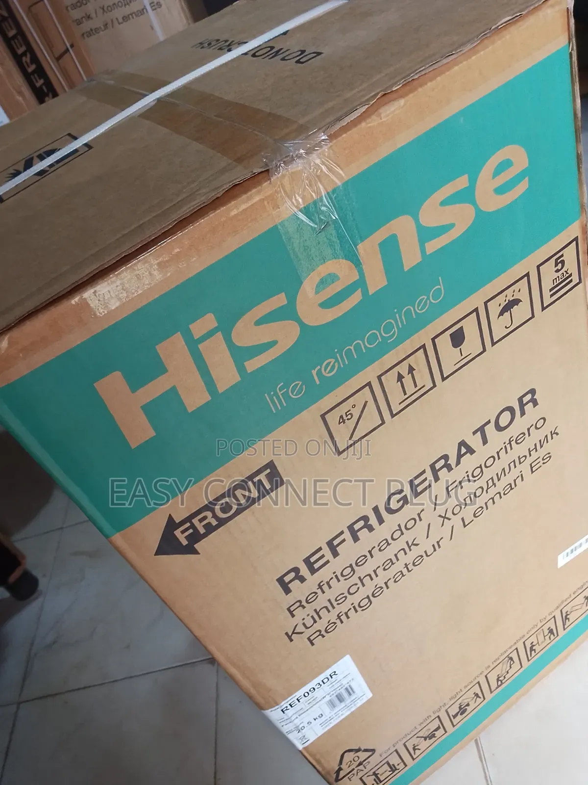 Hisense Silver Refrigerator (90 Liters) Ref093dr.