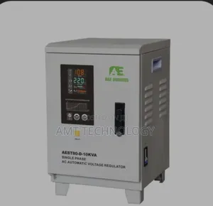 A E Dunamis 10KVA Servo Voltage Stabilizer | Desktop (80v-260v)