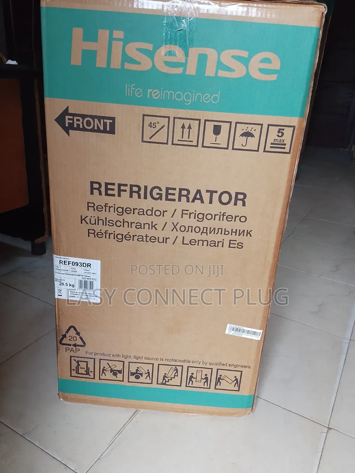 Affordable Refrigerator -Ref093dr, Hisense 90L.
