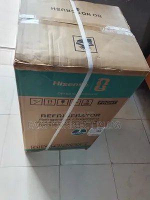 Original Silver 90 Liters Hisense Refrigerator, Single Door.
