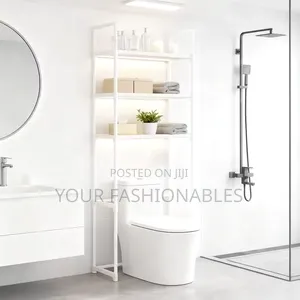 Bathroom Storage and Organiser Rack ( White)