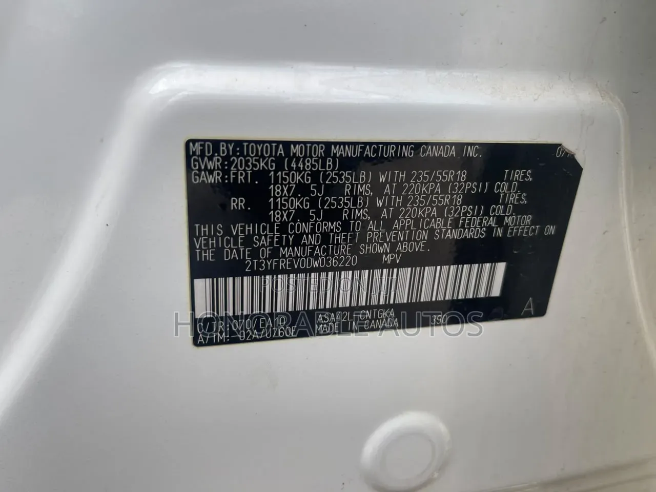 Toyota RAV4 2016 White