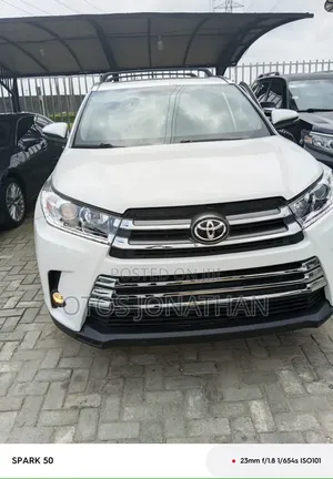 Toyota Highlander Limited V6 4x4 (3.5L 6cyl 6A) 2016 White