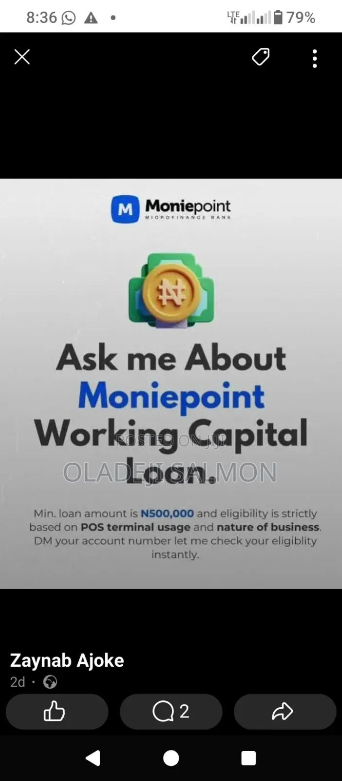 Moniepoint POS Terminal)
