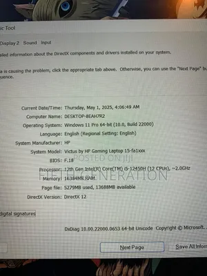 Laptop HP Victus 15 16GB Intel Core i5 SSD 512GB