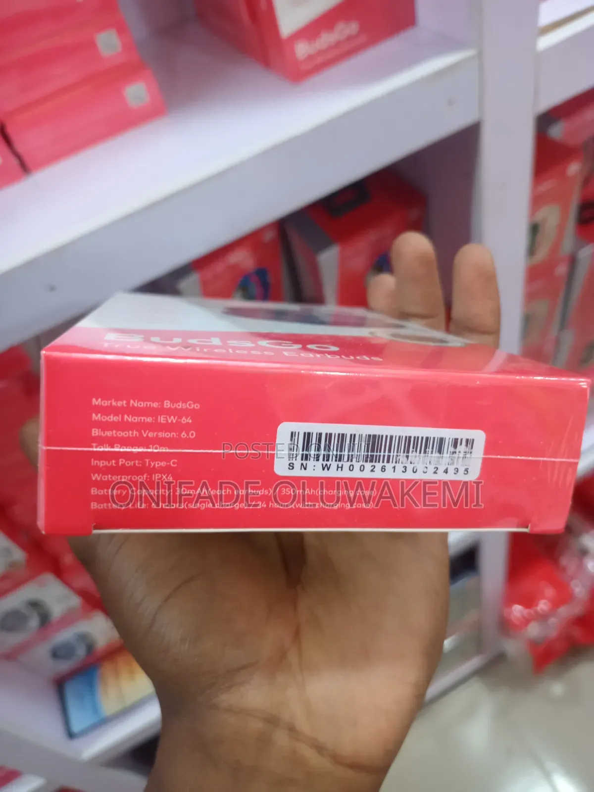 Buds Go Itel Earbuds