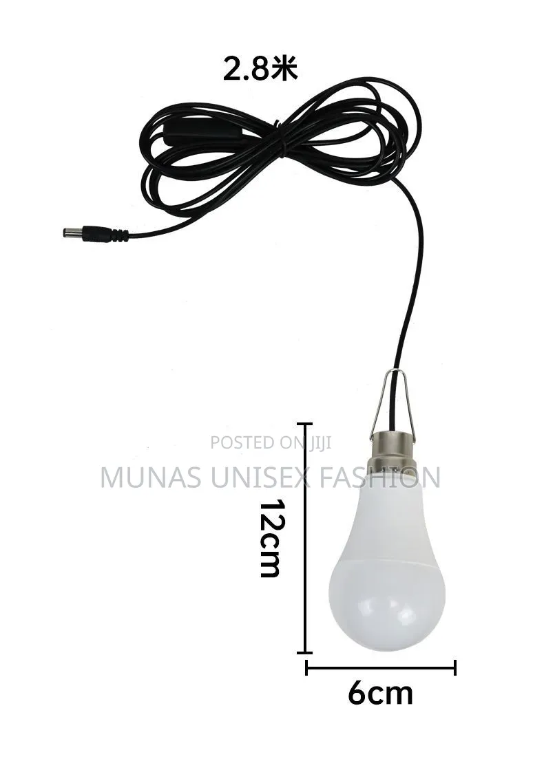 3 Bulbs Solar Home Lighting With Charging Cable