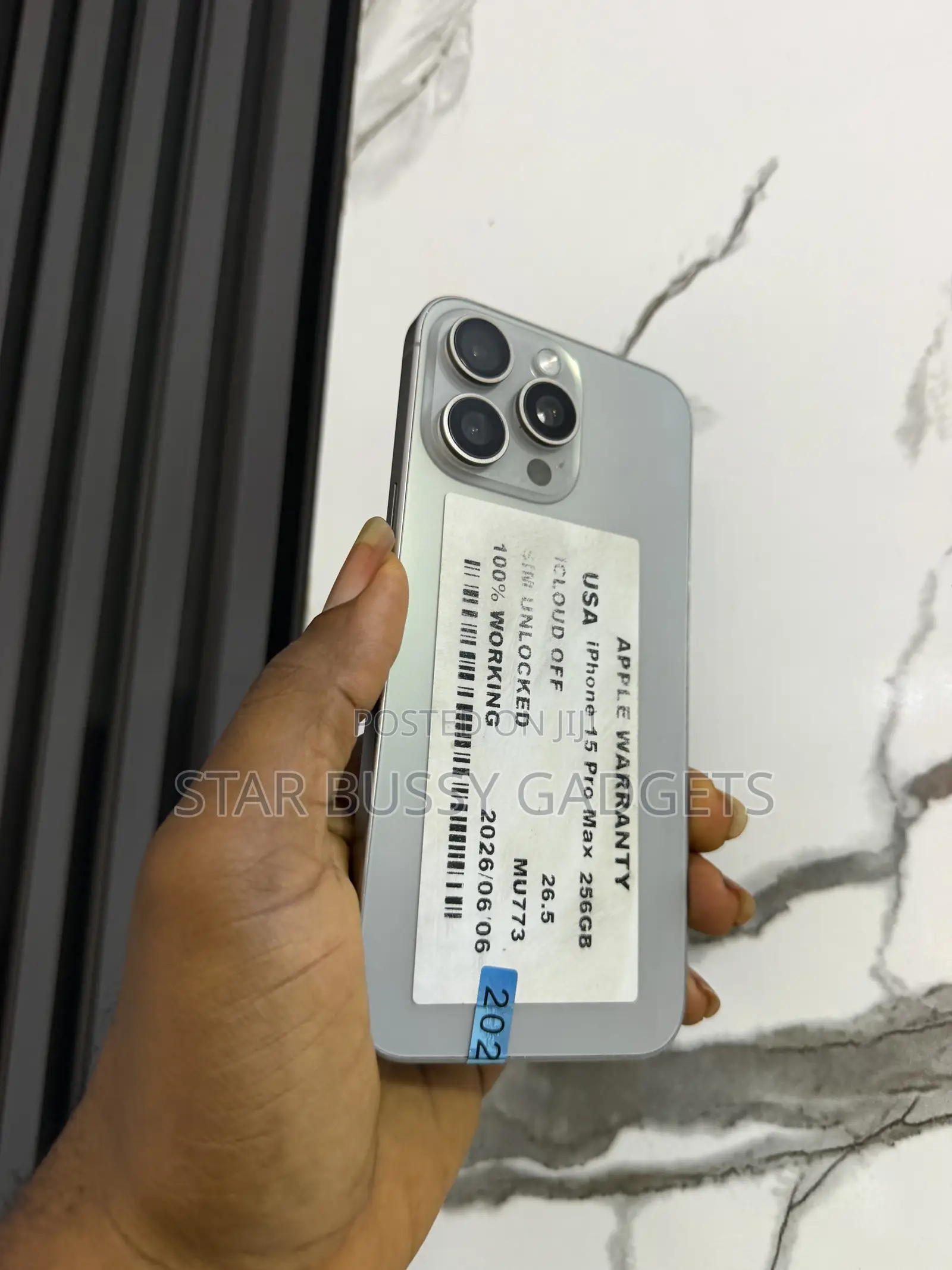 Apple iPhone 15 Pro Max 256 GB Silver