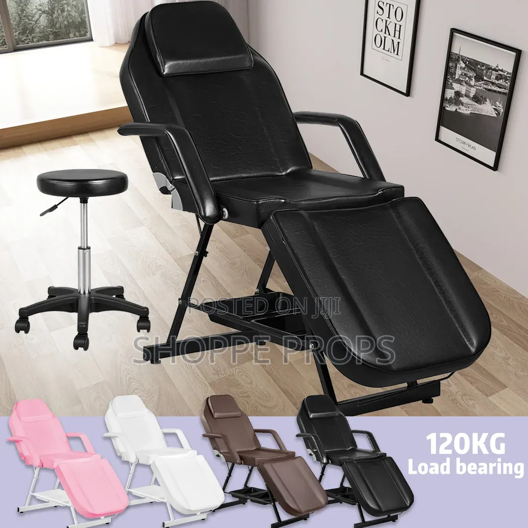 Professional Foldable Massage and Tattoo Chair/Bed for Spa Salon