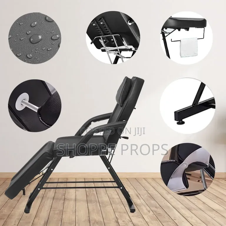 Professional Foldable Massage and Tattoo Chair/Bed for Spa Salon