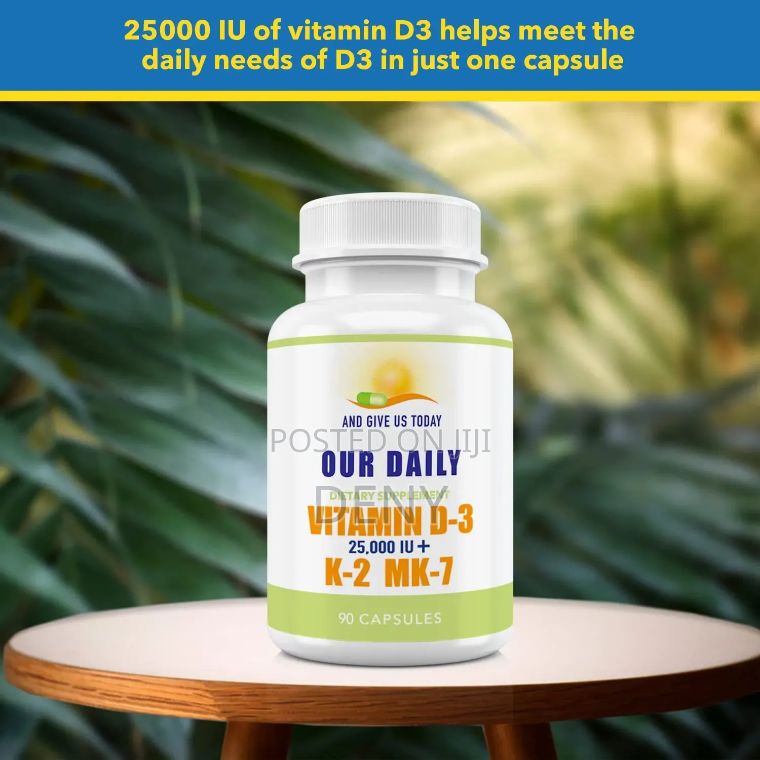 Vitamin D3 25000 IU 120 Caps