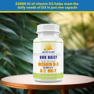 Vitamin D3 25000 IU 120 Caps