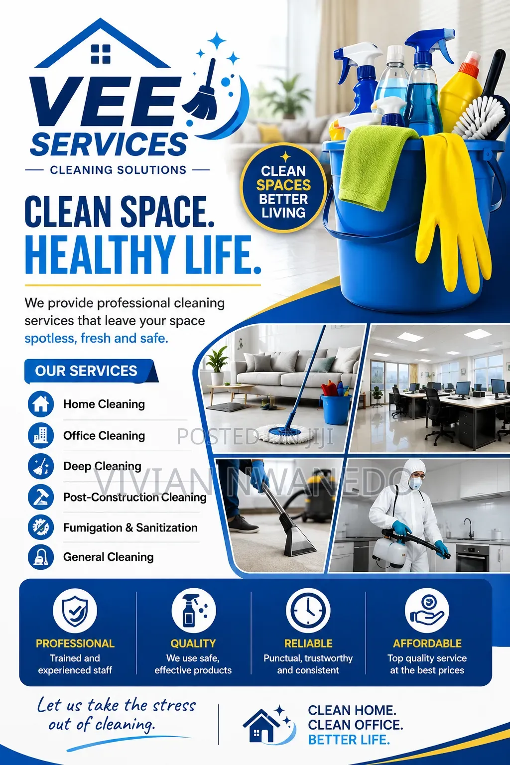 For Fast and Quick Cleaner and Shopper Services