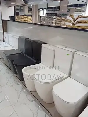 Golden Diamond One-Piece Ceramic WC Toilet With Soft Close Seat