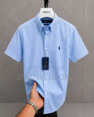 Pure Cotton Polo Ralph Shortsleeve Shirt