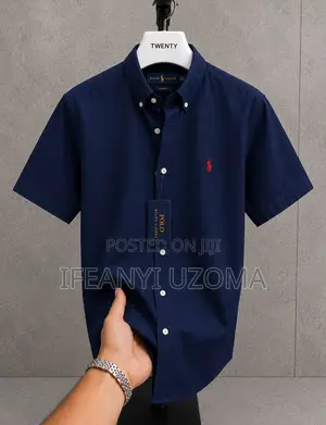 Pure Cotton Polo Ralph Shortsleeve Shirt