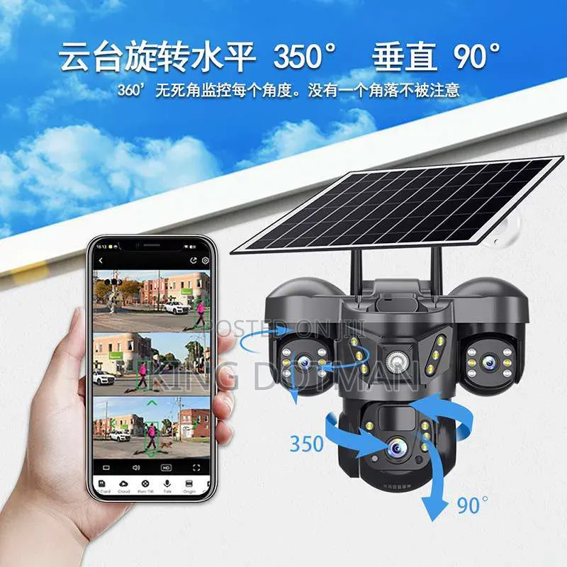 4g PTZ CCTV Camera (Dual Lens)