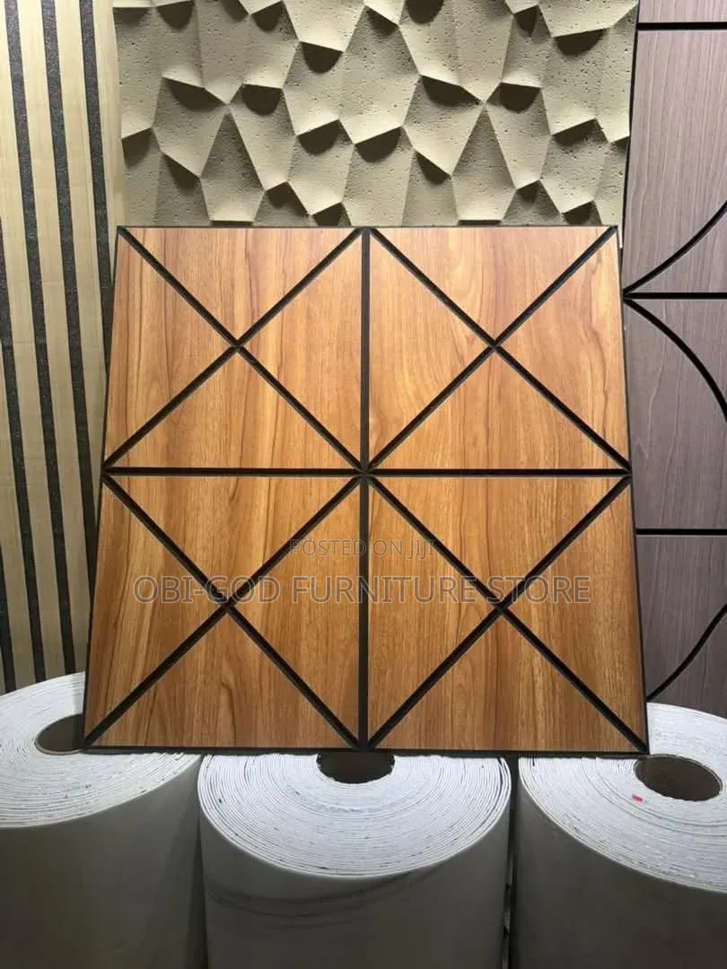 MDF Geometric Wall Panel | 3D Interior Wall Cladding /Size 60x60