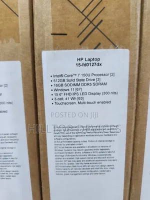 New Laptop HP 15 16GB Intel Core 7 SSD 32GB