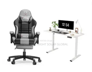 Gaming Chair and Ajustable Desk