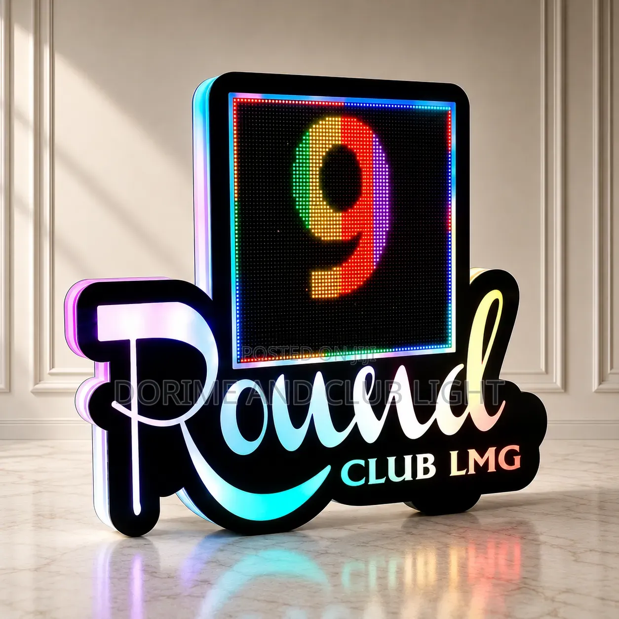 Customized Digital Rounds Display Presenter
