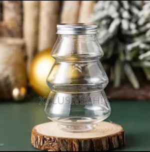 500ml Christmas Candy Biscuits Shaped Plastic Bottles