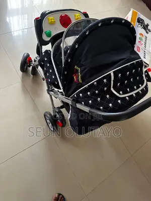Dark Blue Baby Stroller (Neatly Used) in Ikate, Lekki