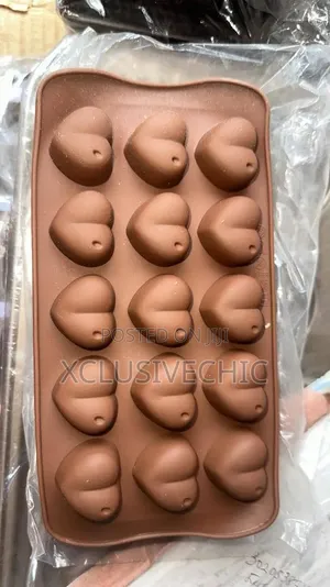 Brown Silicone Mold - Soap and Chocolate Mold - 10pcs Upwards